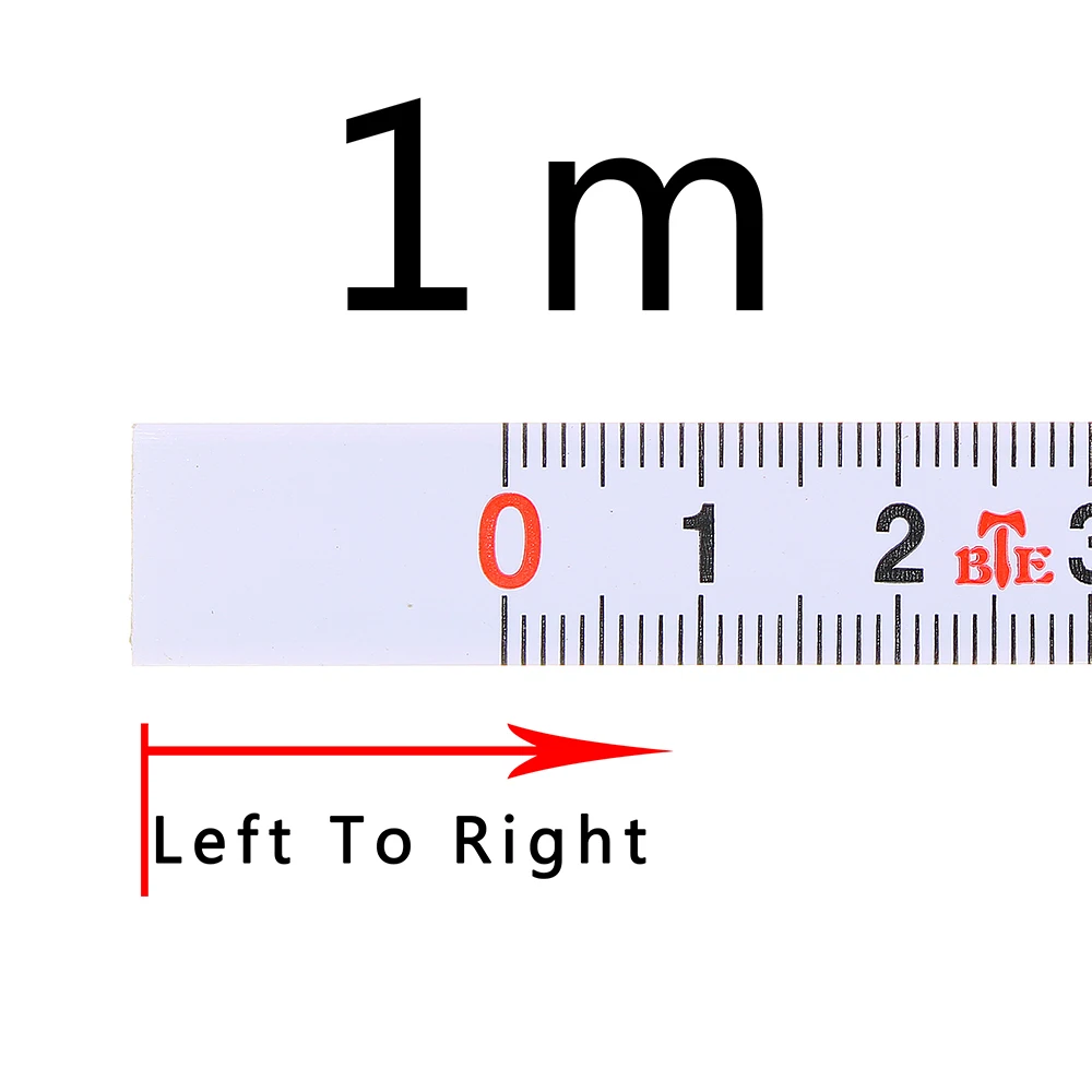Торцовочная рулетка, рулетка, самоклеющаяся Метрическая стальная линейка, Торцовочная пила, весы для Т-образной дорожки, маршрутизатор, Настольная пила, ленточная пила, деревообрабатывающий инструмент - Цвет: 0-1M