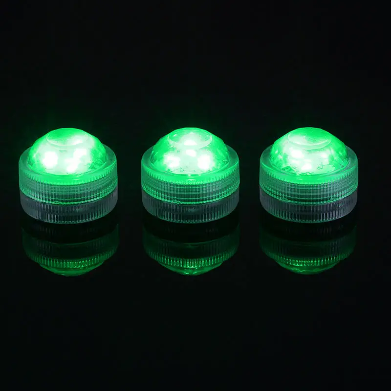 

12pcs Wedding Decoration Remote Control Waterproof Submersible LED Party Tea Mini LED Light With Battery For Halloween Christmas