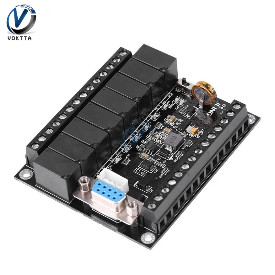 

DC 24V Relays PLC FX1N-20MR Programmable Controller Regulator Timer Delay Relay Logic Control Board Switch for GX-Developer