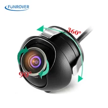 Водонепроницаемый Мини-Широкий Угол 360 HD CCD Нормальное Изображение Автомобиля Камера Заднего вида С Mirror Image Преобразование Линии Резервного Копирования Обратный камера