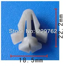 100 шт зажим для решетки для Nissan 62318-01W00 62318-V7000 автоматическое пластиковое крепление заклепки Пластиковые зажимы для автомобилей