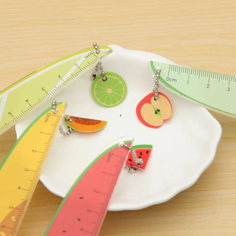 Alician Student Ruler Cartoon Fruit Straight Drawing Tool Promotional Stationery School Supplies Watermelon 15cm Office Products Alician Student Ruler Cartoon Fruit Straight Drawing Tool Promotional Stationery School Supplies Watermelon 15cm Office Products