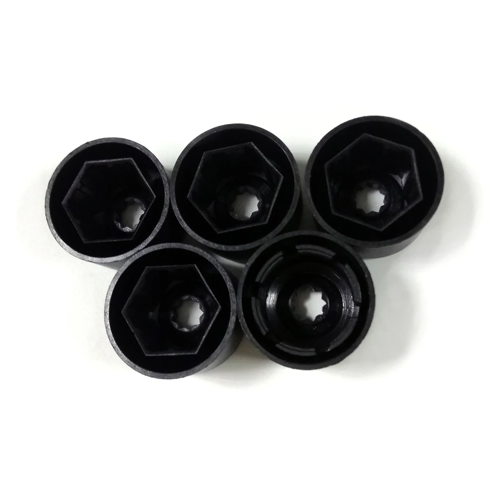 5PCS Car Wheel 17MM Bolt Caps Nuts Bolts Screws Covers for VW