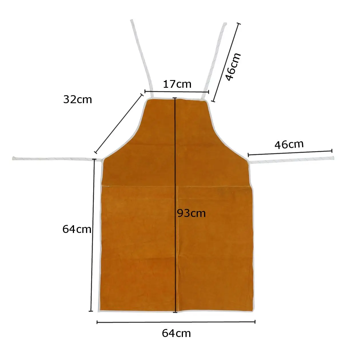 Фартуки из коровьей кожи сварочные теплоизоляционные защитные сварочные аппараты Blacksmith 93x64 см защитная одежда