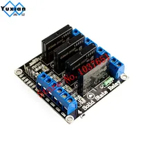 10 шт. 5 в 4 канала 5 В реле постоянного тока модуль твердотельного низкого уровня SSR AVR DSP 2A 240 В