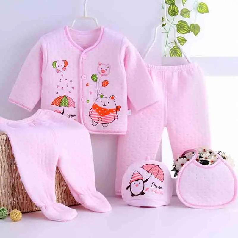 Buy 5pcs/set Newborn baby boy clothes Sets Cotton