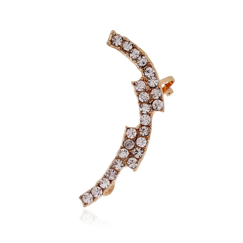 

2019 New Sale Ear Clip Manufacturer Wholesale European And American Fashion Contracted Shanzuan Earrings A Undertakes Word