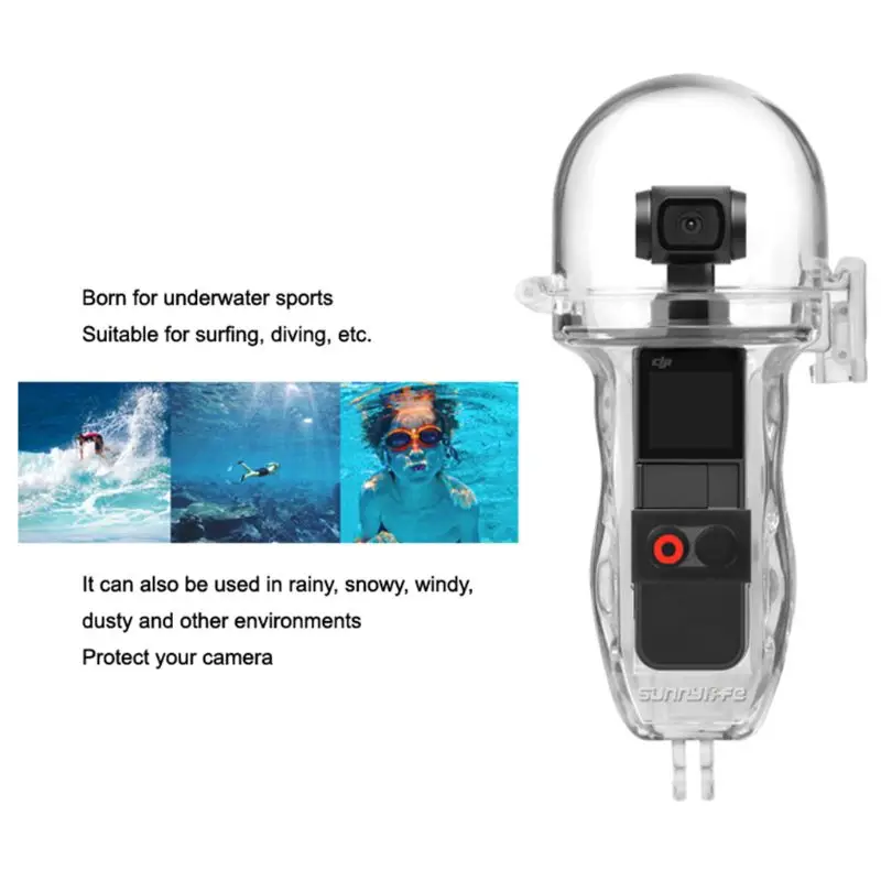 Durable Osmo Pocket Dive Case Housing Waterproof Case Protective Diving Case Shell 60M Depth Camera For DJI Osmo Pocket Accessor