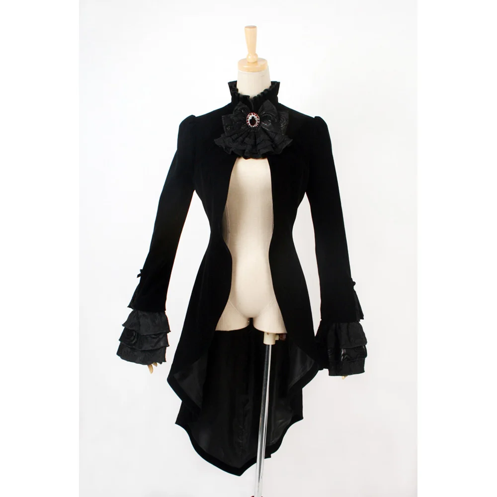 Винтажная длинная куртка в стиле Ласточка панк|jacket cape|long coat jacketcoat jacket |