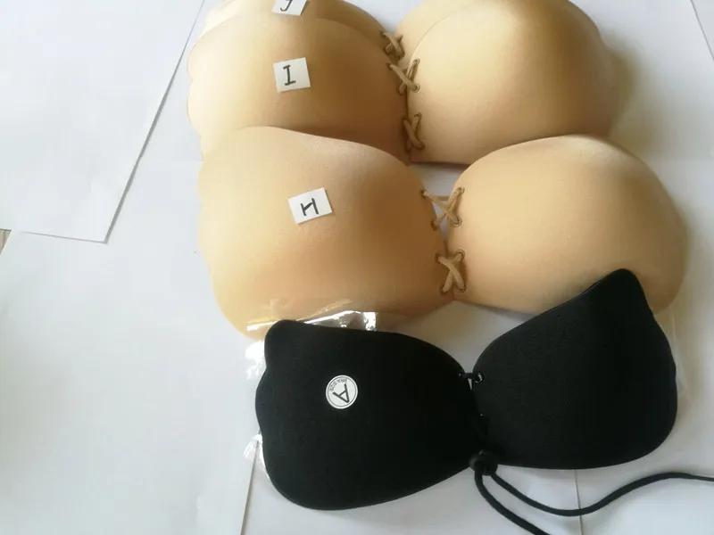 

Big Size A-J Invisible Push Up Bralette Adhesive Bra Strapless Bra Sutia Silicone Bras Nude Sticky For Women Wedding