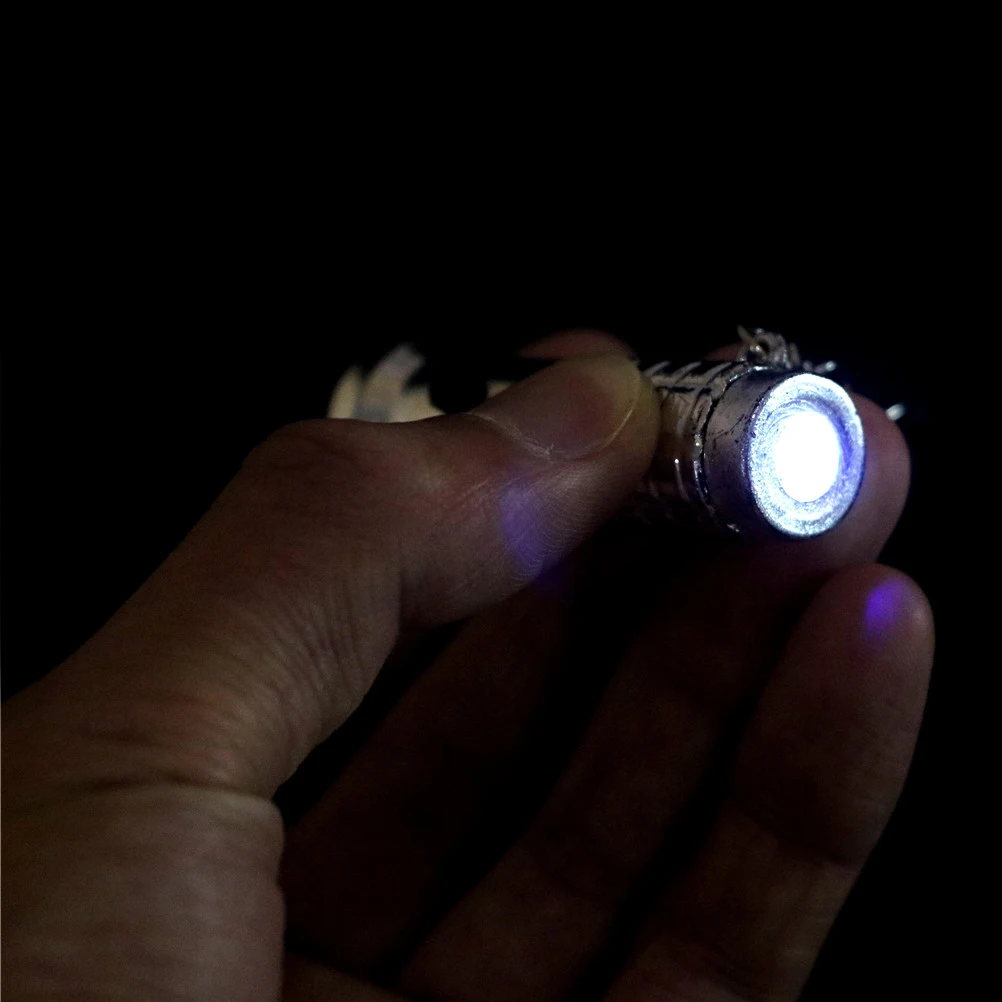Portable light Counterfeit Money Detector Climbing Hook purple Laser Pointer Pen Flashlight
