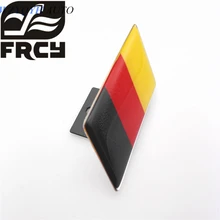 High Quality Germany Flag Car Front Grill Emblem Sticker Styling Grille Badge for VW Tiguan Golf Jetta polo audi a3 a4 a6 q3 q5