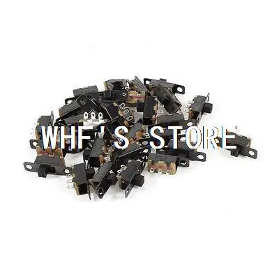 

30 Pcs ON/ON 3 Pin 2 Position SPDT Mini Panel Slide Switch SS12F1-G3 DC 50V 1A