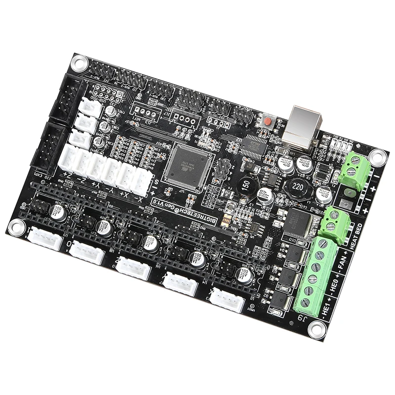 BIGTREETECH GEN V1.0 плата управления 4 слойная печатная с a4988/DRV8825/TMC2100 драйвер Reprap MKS Gen V1.4