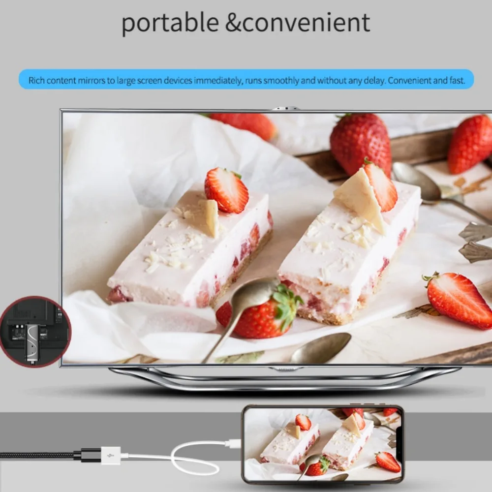 LD16 D приемник mirascreen USB к HDMI кабель Micro usb type C Интерфейс wifi дисплей ключ Поддержка 4 K