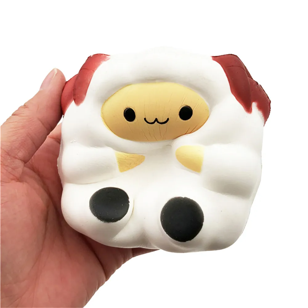 Squishi Kawaii Animales Silicone Toy Squishy Sheep Cream Scented Toy Slow Rising Stress Relief Kids Squeeze Toy Cute Gifts 25-30
