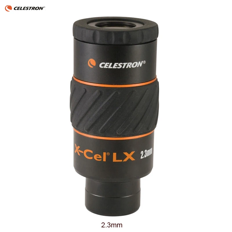 Окуляр Celestron X-CEL LX 2,3 мм 5 мм 7 мм 9 мм 12 мм 18 мм 25 мм широкоугольный телескоп 60 градусов планетарный окуляр туманности 1,25" - Цвет: 2.3mm