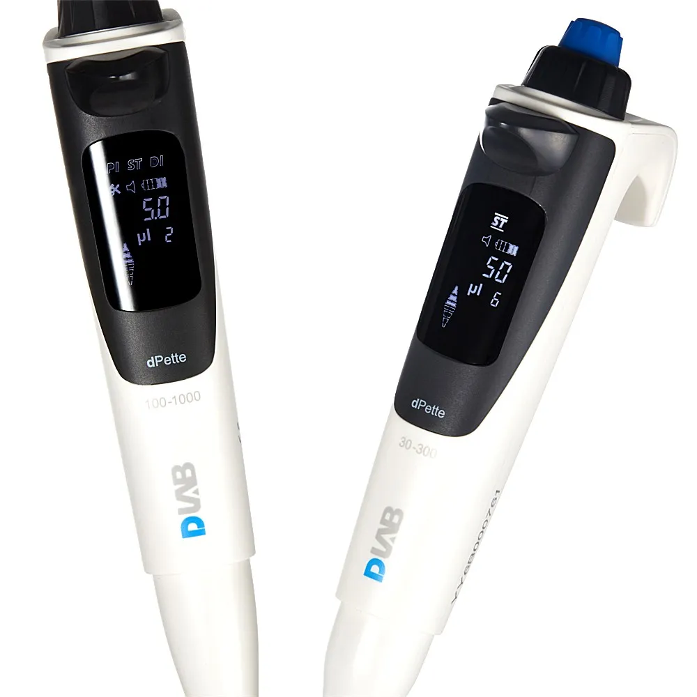 Электрическая пипетка Простая электрическая пипетка 0,5-10ul/5-50ul/30-300ul/100-1000ul, самокалибровка, пипетка, смешивание