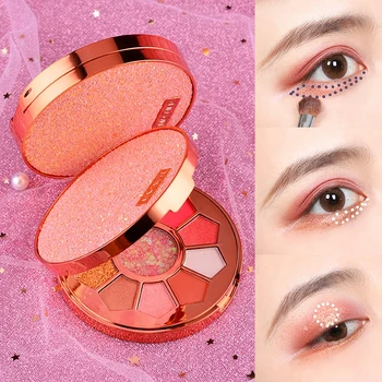 

11 Colors Eyeshadow Makeup Pigments Waterproof Professional Shimmer Glitter Eye shadow Make up Palette