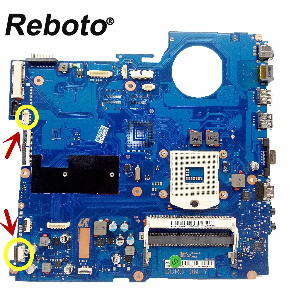 

Reboto FOR Samsung RC510 RC710 Laptop Motherboard Mainboard BA92-07604A BA41-01434A HM55 DDR3 100% Tested Fast Ship