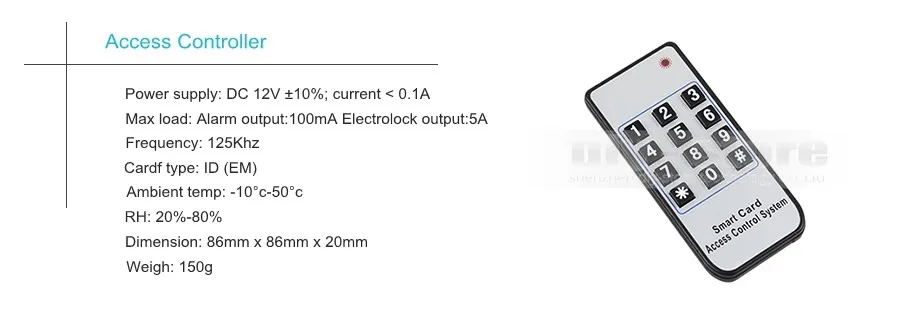 Diysecur Водонепроницаемый RFID reader125khz Система контроля доступа безопасности Kit+ электронный замок для офиса/Обустройство дома