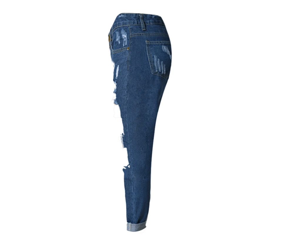 2017, quick sell through, ebay, hot, burst, Russian women, holes, cowboy, loose, straight nine pants, selling, supply (23)
