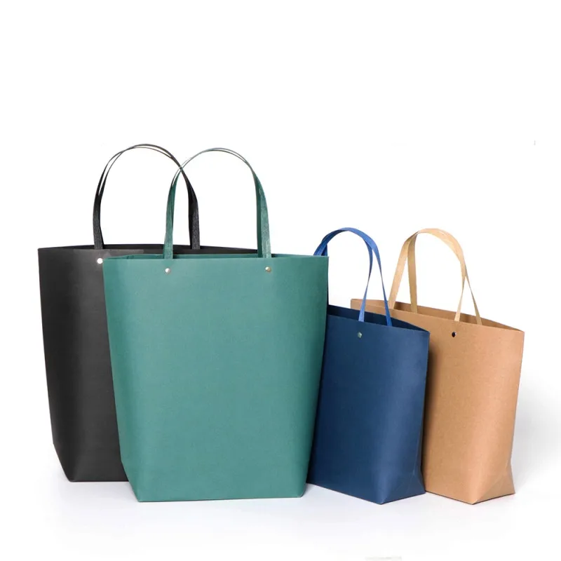 

fashion costume kraft paper bags gift handbags with handles portable gift boxes for shopping casamento favor gift packaging bag