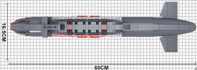 Новые военные строительные блоки для подводных лодок, модель, Обучающие игрушки, кубики, лучший подарок для детей