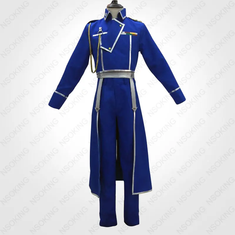 

Anime Full Metal Alchemist Cosplay Roy Mustang Costume FullMetal Alchemist Military uniform Custom Made