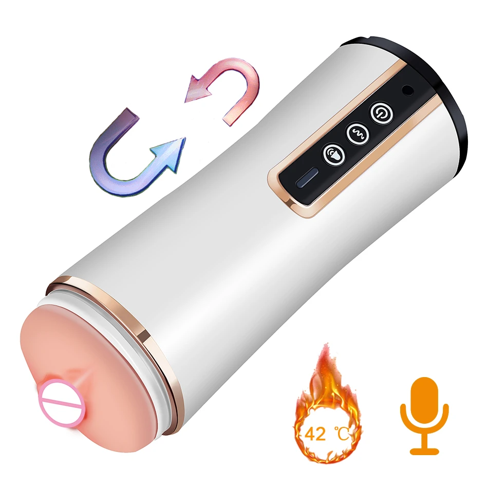 自動人工膣男性オナホール加熱誘導 Vibratior 加熱音声うめき声オナニーカップ大人のおもちゃ 大人のおもちゃ Aliexpress