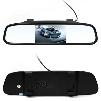 

High Quality 4.3 inch Car Monitor LED Rear View Mirror Monitor Camera Video Auto Parking Assistance LED Night Vision Reversing