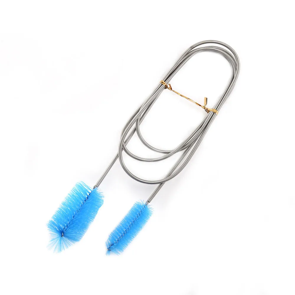 

Hot Stainless Steel Aquarium Fish Tank Pump Filter Tube Pipe Hose Brush Cleaner