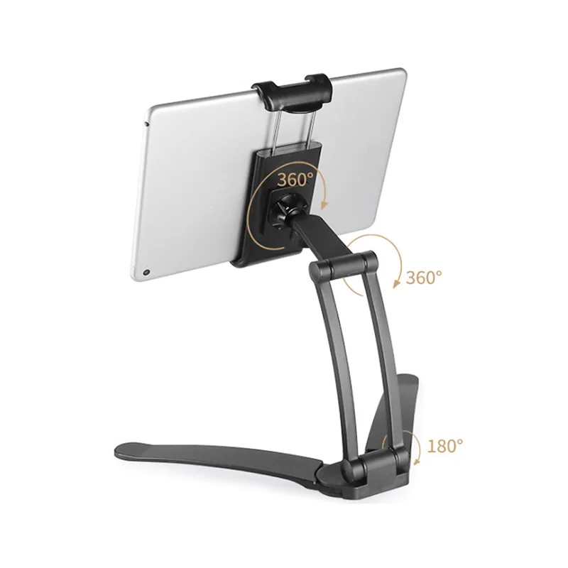 2in1 Kitchen Lazy Bracket Wall Desk Desktop Tablet Mount Stand Phone