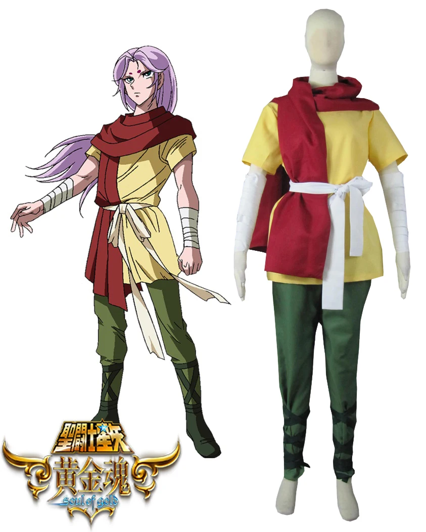 

Saint Seiya Aries Mu Cosplay Saint Seiya:Soul of Gold Gold Saints Aries Mu Cosplay Costume Custom Made Any Size