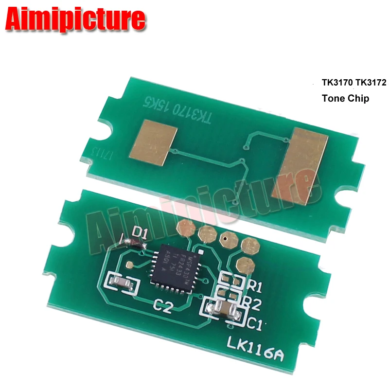 Chip For Kyocera P3050 P3055dn P3055 P3060 TK3172 3172 TK 3172 Toner Cartridge Chip USA 15.5K