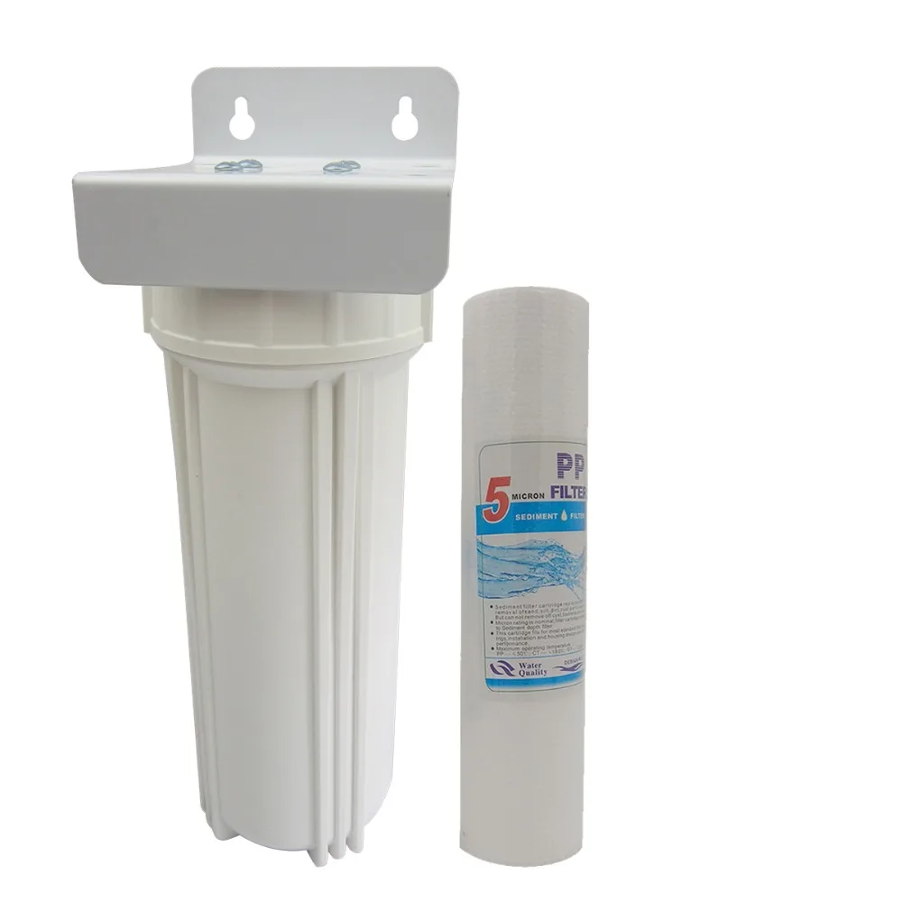 10 inch single stage filter with PPF cotton to protect purifier 1/4"pre