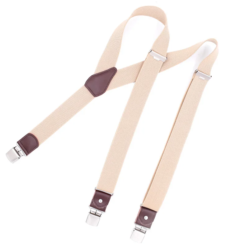 Deepeel 1 шт., 3,5*120 см, регулируемая эластичная Подвеска для взрослых, мужские ремни y-образной формы, Эластичные подтяжки, 3 зажима, подтяжки для штанов