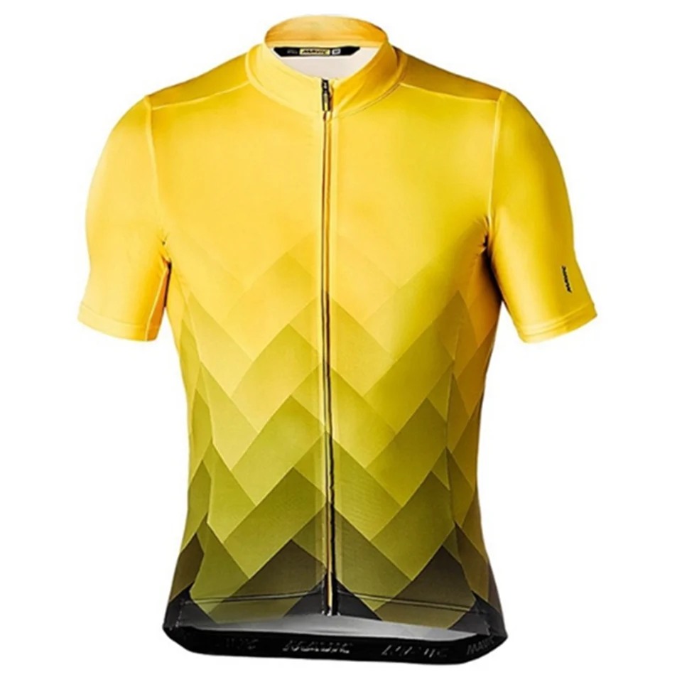 Men Summer Mavic Cycling Jersey 2018 Pro Team Short Sleeve Cycling T