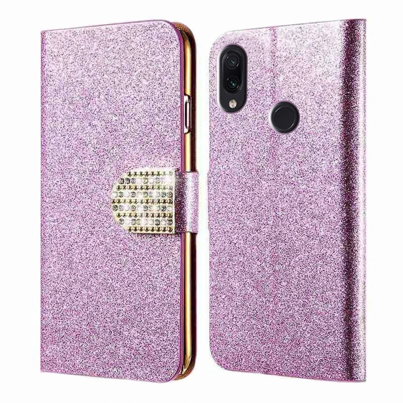 

For Xiomi Redmi Note 7 Case Denim Mixed Colors Leather Flip Wallet Case For Xiaomi Redmi Note 7 Stand Capa Cover Phone case