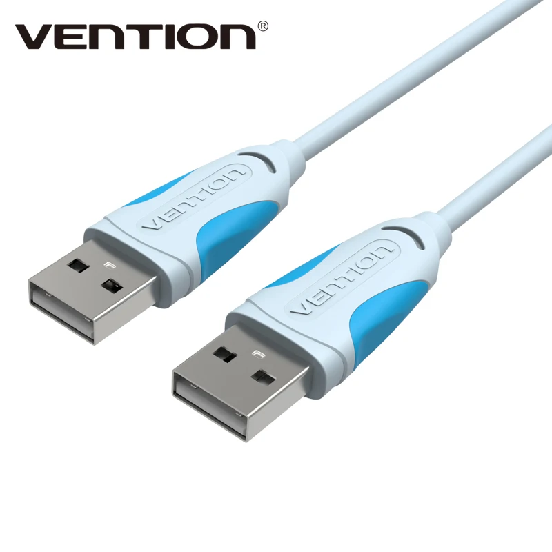 Vention USB-USB кабель Тип A папа-папа USB 2,0 кабель-удлинитель для радиатора жесткого диска Webcom USB2.0 кабель удлинитель - Цвет: VAS-A06-S