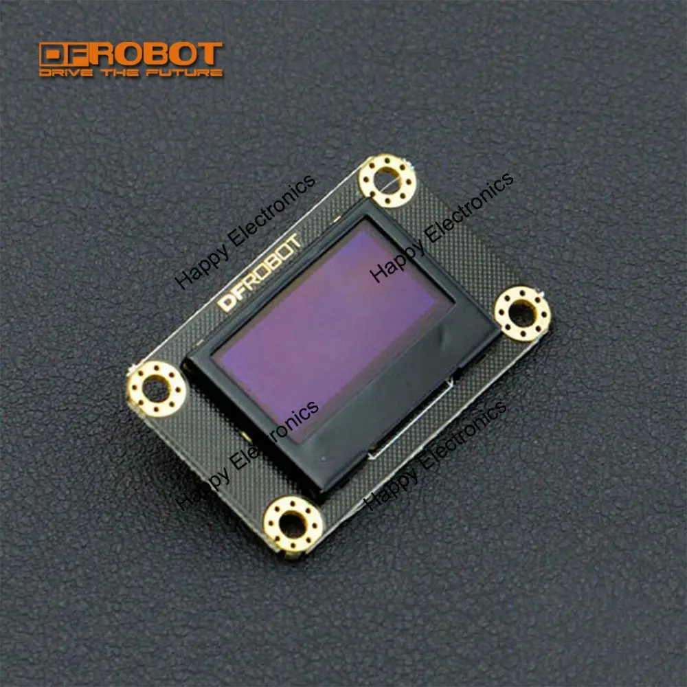 

DFRobot Gravity I2C OLED organic light-emitting diode 128*64 Display Screen 3.3~5V blue Background for wearable application