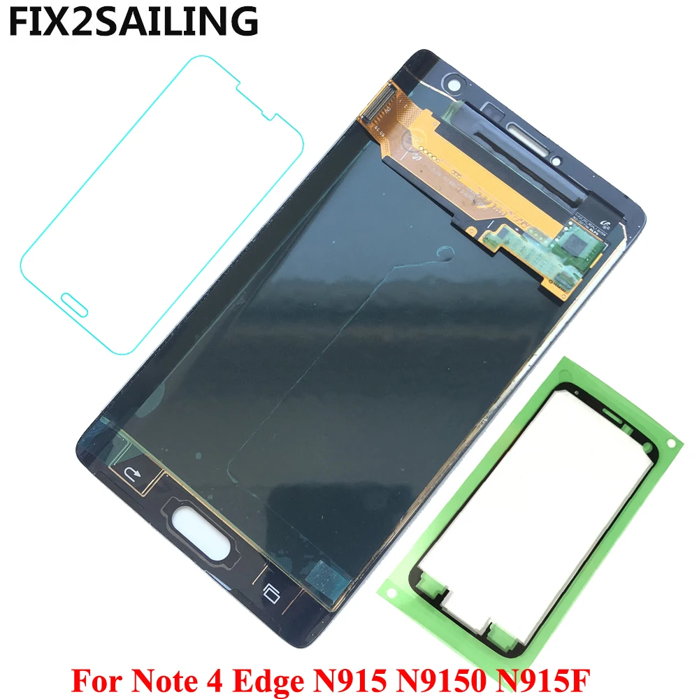 

Display N915 For Samsung Galaxy Note 4 Edge N915 N9150 N915F Super AMOLED LCD Display 100% Tested Working Touch Screen Assembly