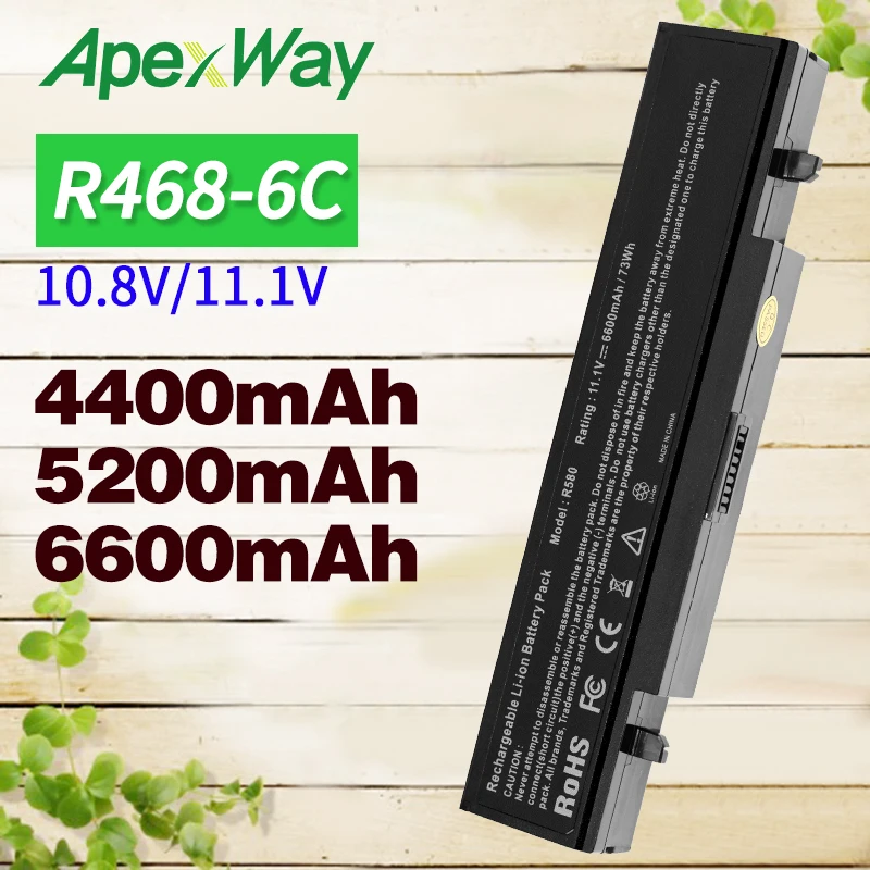 Achat Apexway 11.1V batterie d ordinateur portable Pour Samsung AA PB9NS6B PB9NC6B R580 R540 R519 R525 R430 R530 RV511 RV411 RV508 R528 Aa Pb9ns6b