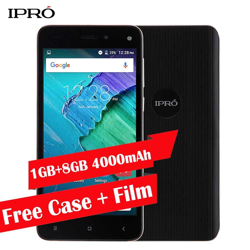 Big Battery 4000mAh Smartphone Original IPRO More 5.0 Unlocked Cellular