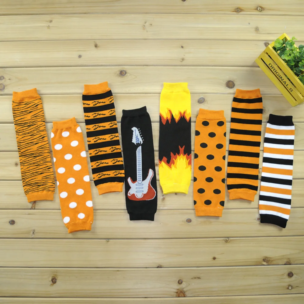 

Halloween series Leg Warmer infant dot stripe guitar Tight Leg Warmer Baby socks Legging adult arm warmer 8Styles