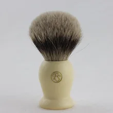 "FS"-# MP23-IV10, маньчжурийская чистая кисточка для бритья из барсучьего волоса с ручкой цвета слоновой кости, размер узла 23 мм