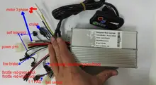 36v48v500w600w 12 mosfet controller & led display set control panel 790 with battery level indicator electric bike scooter parts