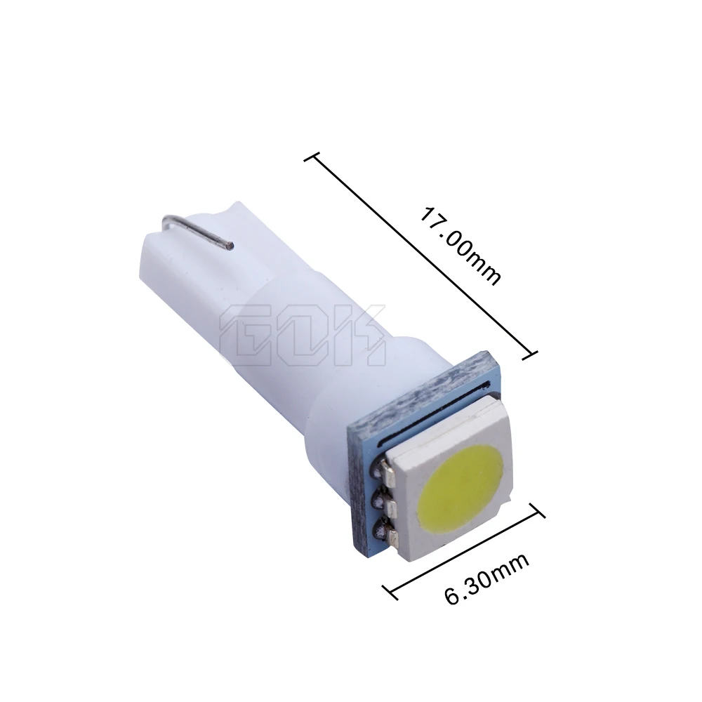 Оптовая продажа светодиодные лампы 50 X T5 5050 SMD 74 для приборной панели t5 smd 12 В