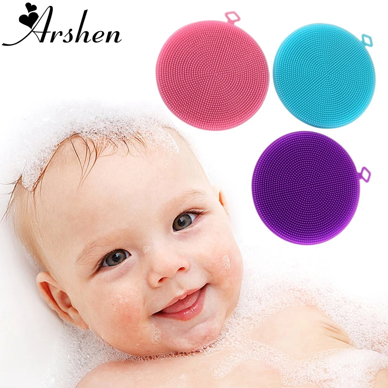 Arshen 1 шт. мягкие силиконовые массажные перчатки для пилинга тела ванны