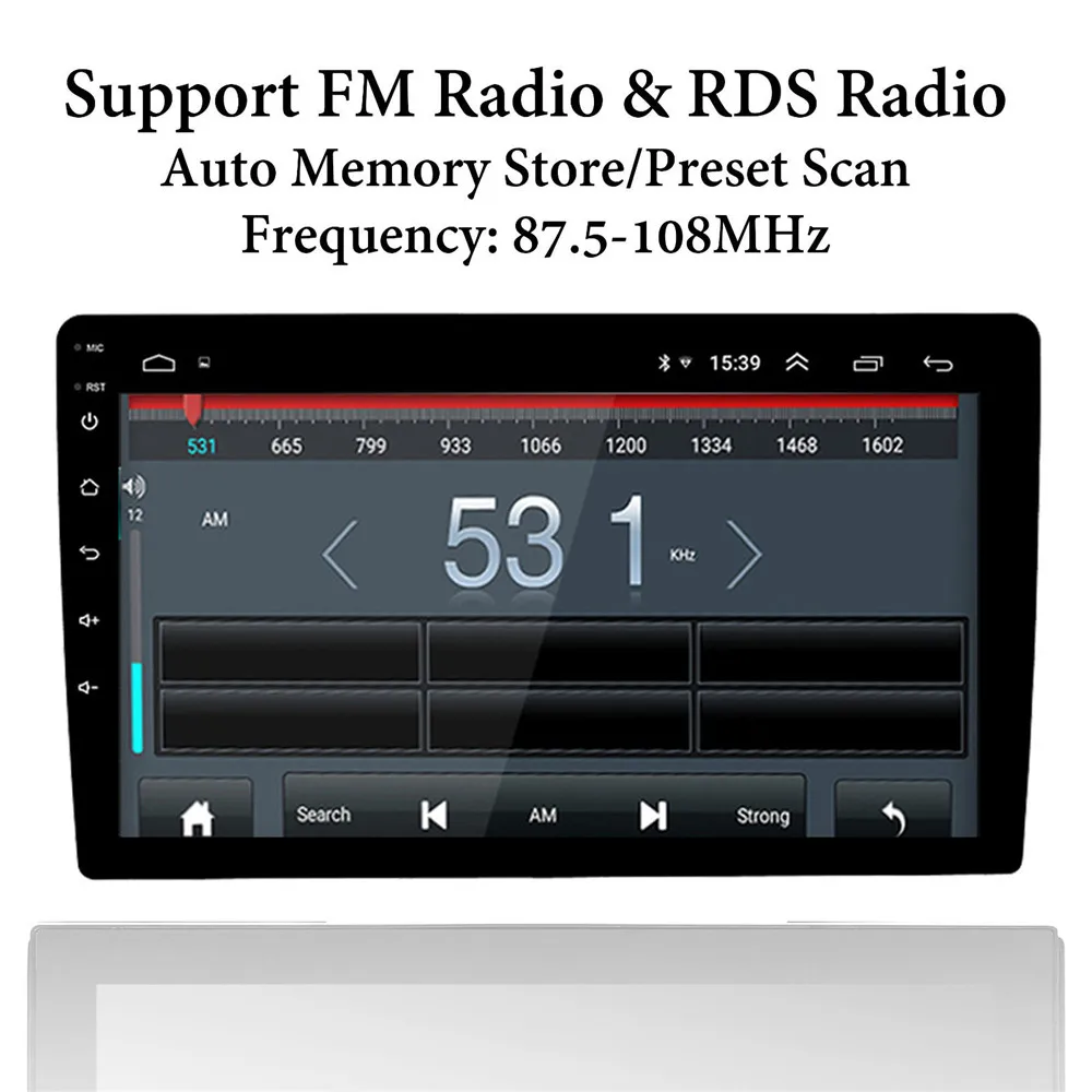 10,1/9 дюймов Android 9,1 2din автомобильное радио gps Navi авторадио Автомобильный мультимедийный плеер аудио плеер авторадио Bluetooth FM Wifi